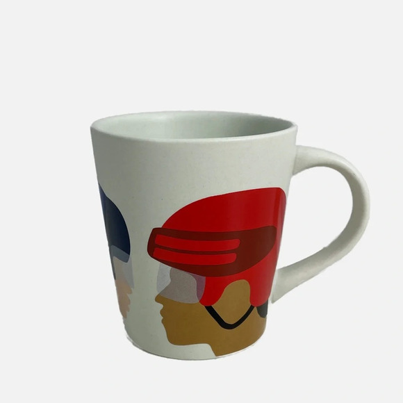 Indigo Mug Coffee Tea Hockey Ceramic Prove it on the Ice Inspiration Face Off - Picture 10 of 10